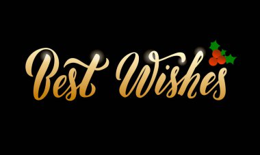 Afiş, poster, tebrik kartı, pano, hatıra eşyaları, çıkartmalar, giysiler ve reklam tasarımı için en iyi dilek mektuplarının vektör ilülasyonu. Web ya da yazdırma için el yazısı yazı metni
