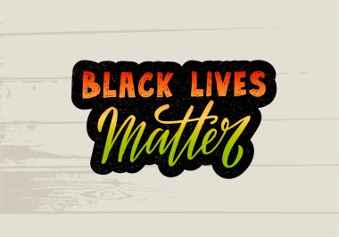 Siyahların hayatlarının temsili afiş, kartpostal, poster, kıyafet, reklam, el ilanı tasarımı veya dekorasyon için harflerle gösterilir. Şablon, tabela, ilan tahtası ve yazdırma için kullanılan el yazısı metni