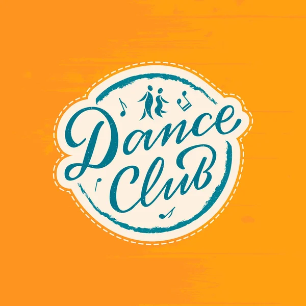 Ilustración Vectorial Letras Aisladas Club Baile Para Logotipo Publicidad Tarjeta Ilustración de stock