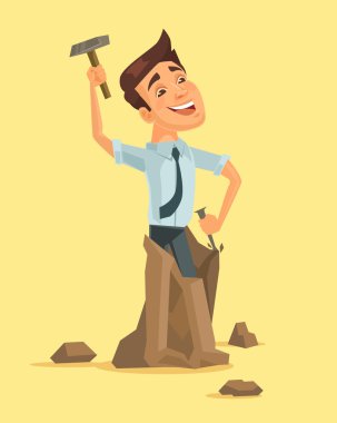 Kendiniz olun. Vektör düz çizim