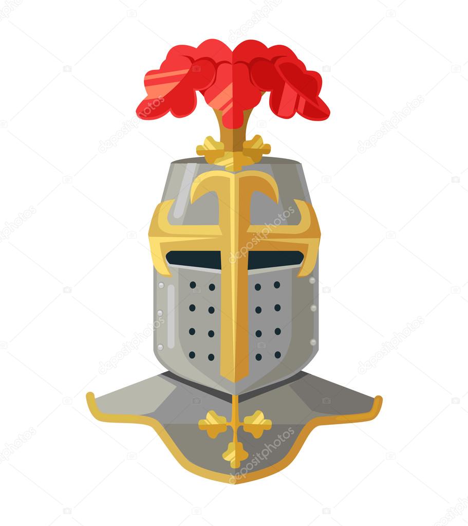 Knight helmet. Knight armour. Knight head. King armor. Vector flat cartoon illustration Stock Vector Image by ©prettyvectors #113035954 Knight helmet. Knight armour. Knight head. King armor. Vector flat cartoon illustration Stock Vector Image by ©prettyvectors #113035954