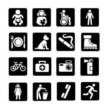 Vektör genel Icons set