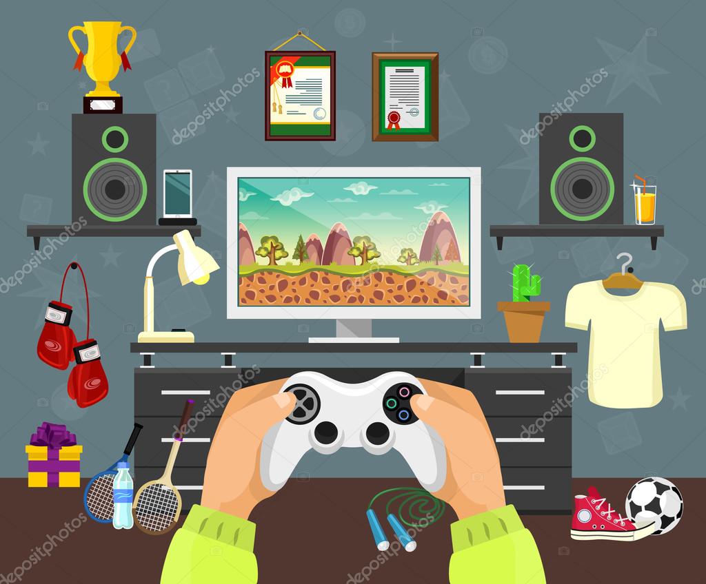 ゲーマーストックベクター ロイヤリティフリーゲーマーイラスト Depositphotos ゲーマーストックベクター ロイヤリティフリーゲーマーイラスト Depositphotos