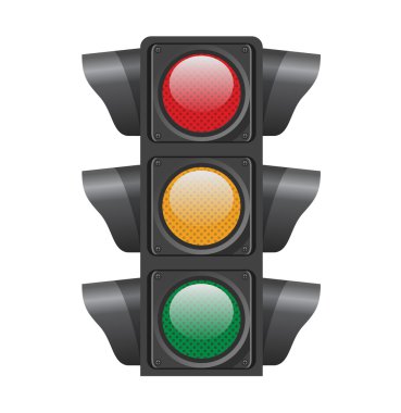 trafik ışıkları. vektör çizim
