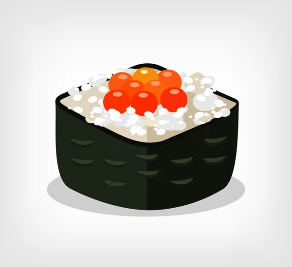 Vecteur un vecteur de sushi illustration plate — Image vectorielle