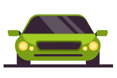 Sport car race speedway track automobile concept. Vector cartoon graphic design element illustration