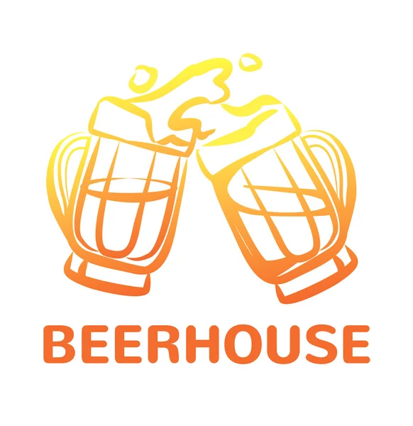 Illustration couleur icône de bière vectorielle — Image vectorielle
