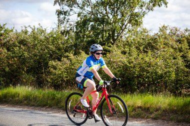 Woodbridge, Suffolk, İngiltere, 14 Eylül 2019 - Suffolk kırsalından geçen 2019 Klasik El yapımı rota