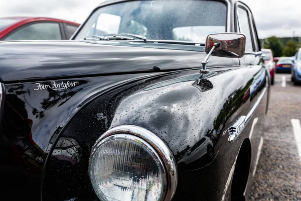 Woodbridge Suffolk Reino Unido Agosto 2021 1955 Preto Vintage Wolseley — Fotografia de Stock