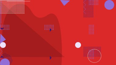 Dekoratif elementlerle soyut arkaplan