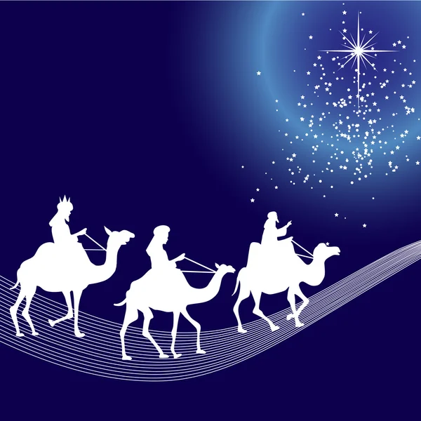 üç bilge adam siluet