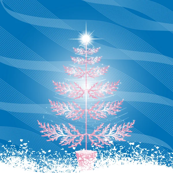 Kerstboom — Stockvector