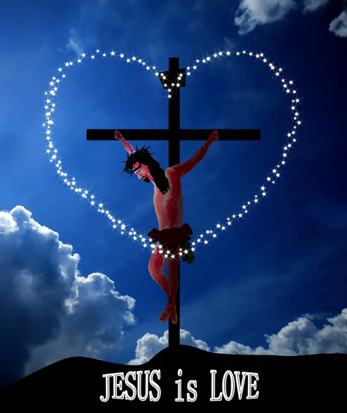 Jesus Crucifixion-Good friday — Stock Photo, Image