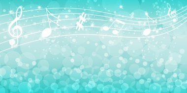 müzik Not arka planı