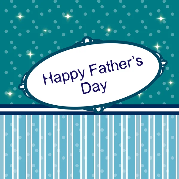 Happy fathers day card — Stock Vector