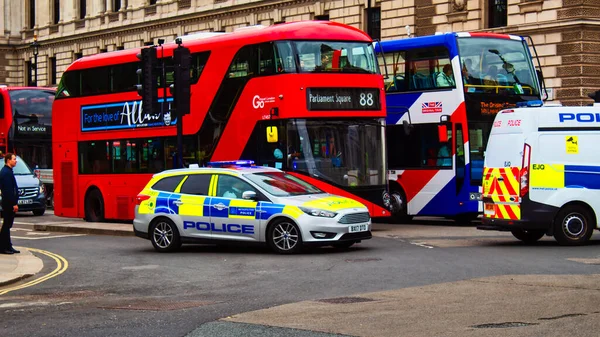 Поліцейський Автомобіль Шляху Аварійної Відповіді Лондон Велика Британія Травня 2018 — стокове фото