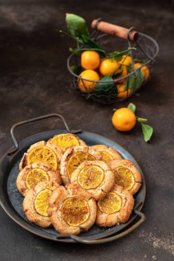 Mandalinalı ev yapımı kurabiyeler