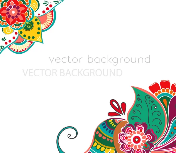 Patrón vectorial abstracto de una henna de tatuaje — Vector de stock