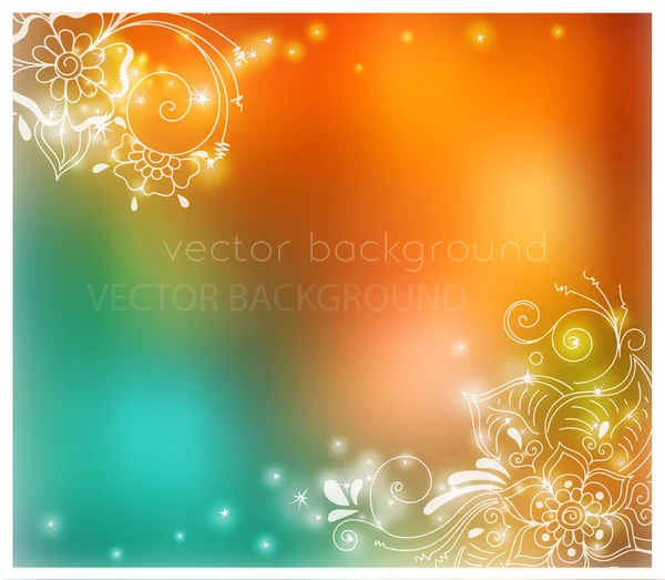 Abstract vector pattern of a tattoo henna — Stock Vector