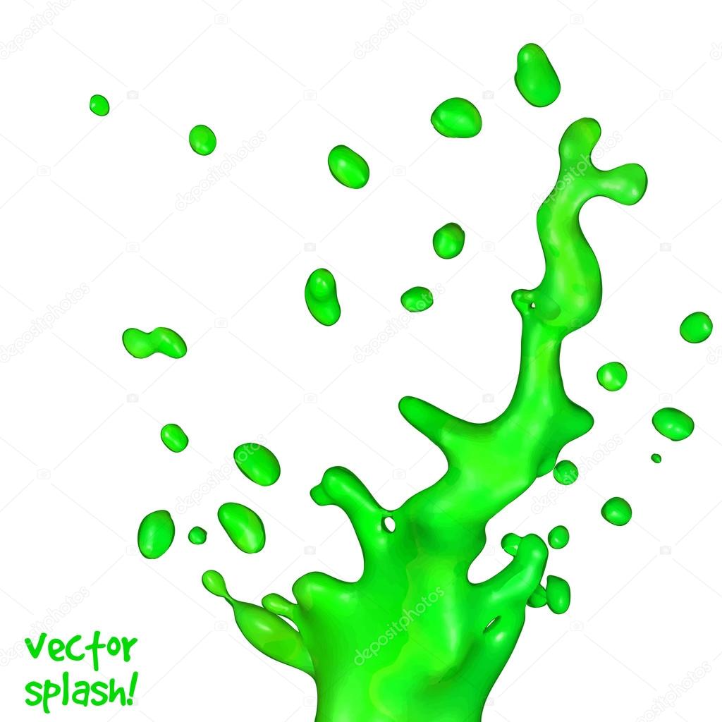 Green splash
