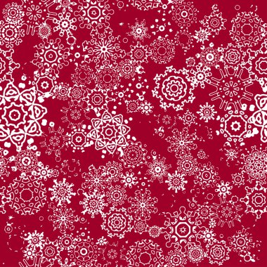 kar taneleri seamless modeli