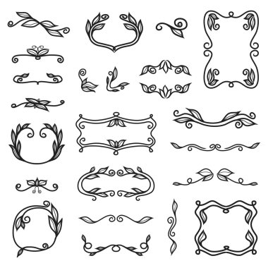 Kenarlıklar ve Monogram vintage tarzı