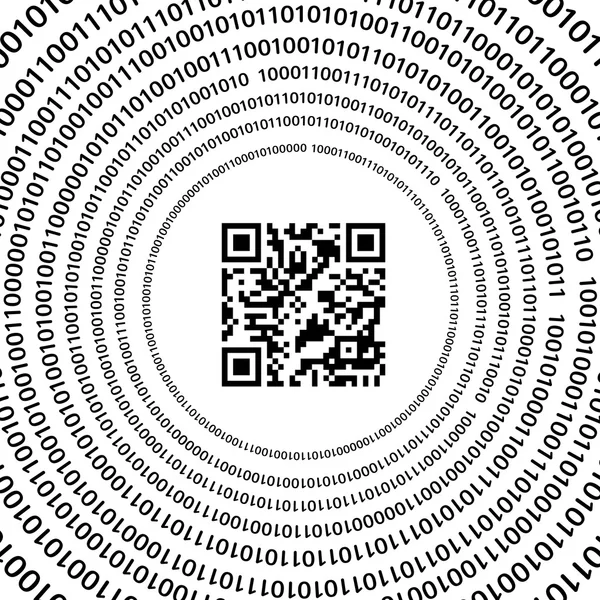 Kod QR — Wektor stockowy