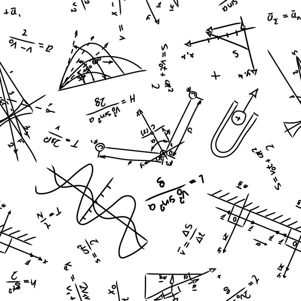 物理学のパターン — ストックベクタ