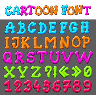karikatür font