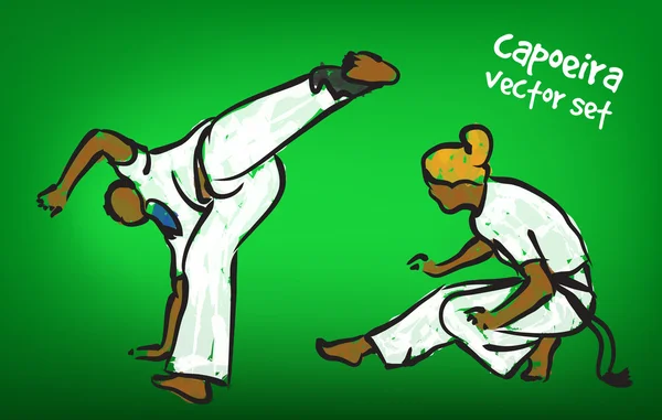 Wektor zestaw capoeira — Wektor stockowy