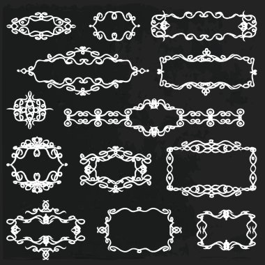 Kenarlıklar ve Monogram vintage tarzı