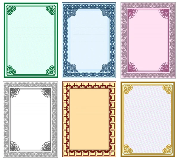 Vector frame set — Stock Vector