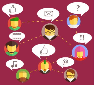 Sosyal ağ simgeleri