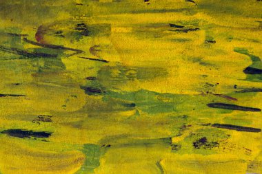 ışık yeşil tuval dokusu ile yağlı boya dabs