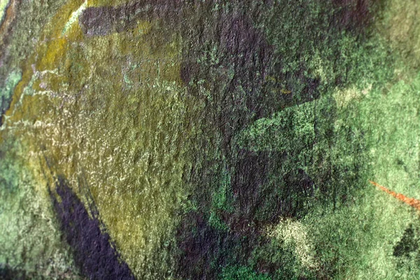 Старый зеленый желтый акварельный фон — стоковое фото
