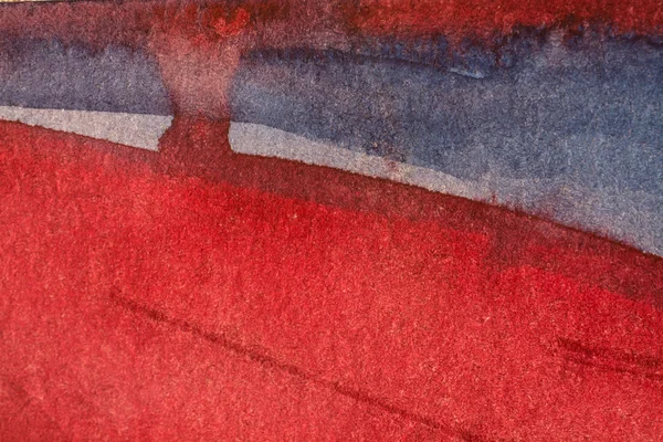 Fond aquarelle rouge avec texture de papier — Photo