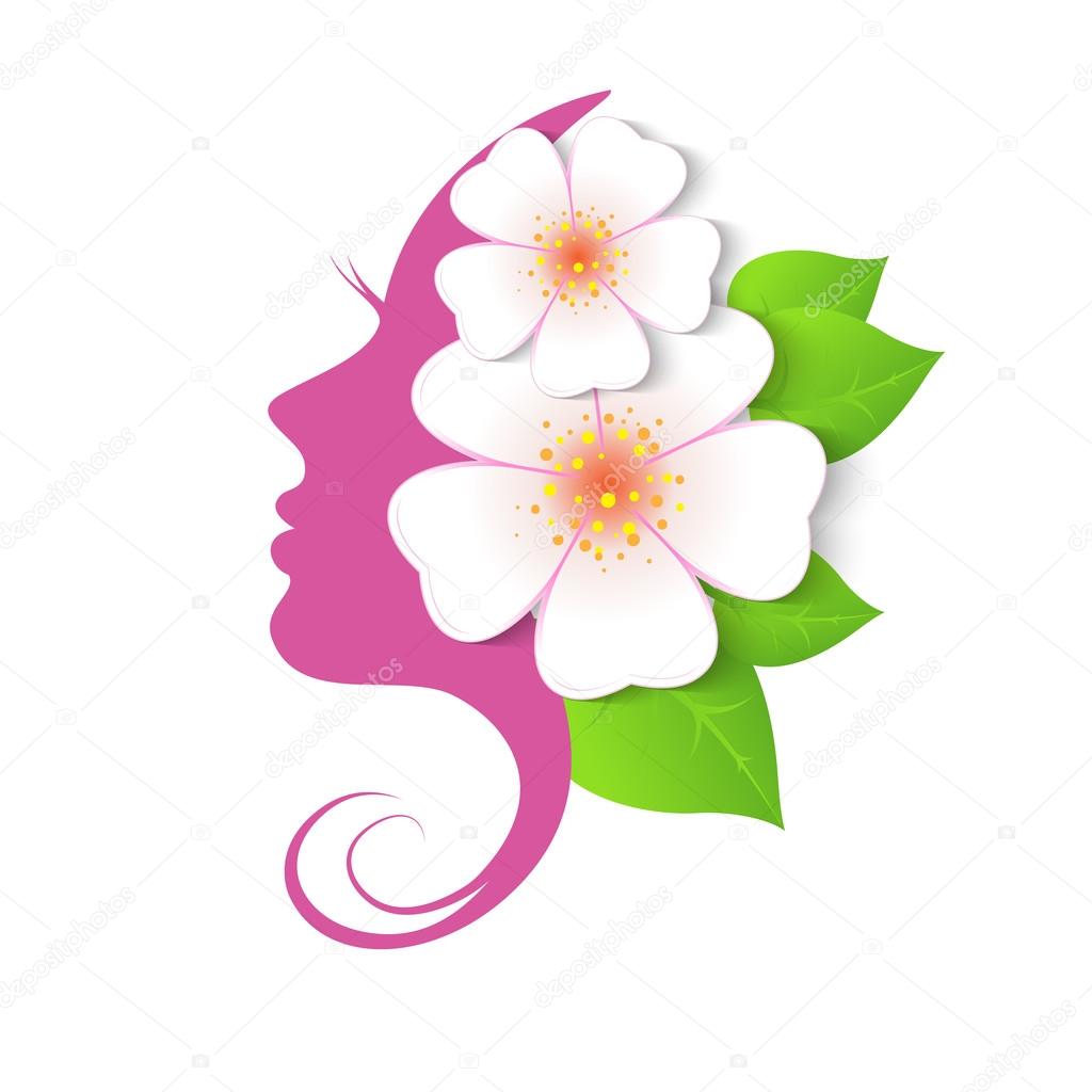 Resultado de imagen para mujer con flores