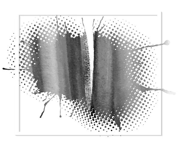 灰色的抽象水彩背景 — 图库矢量图片