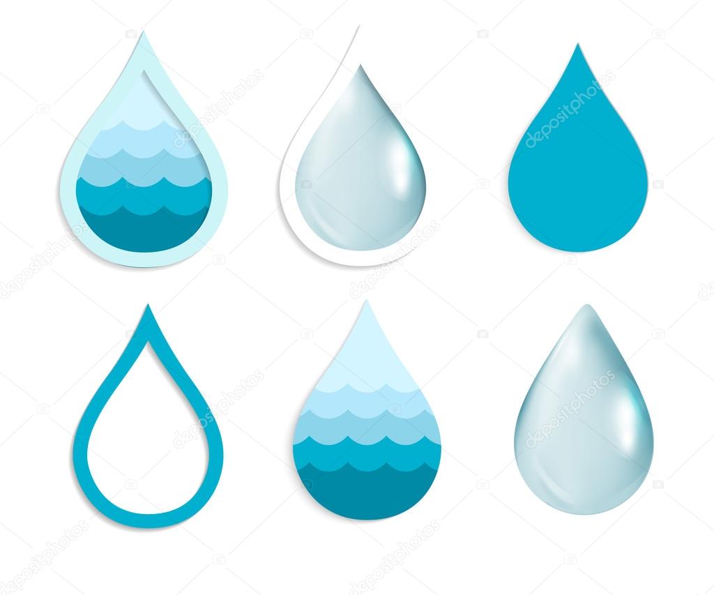 water drop set