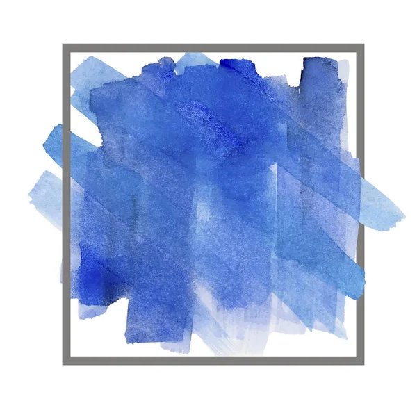 Abstrato Aquarela Isolada Mão Desenhada Mancha Textura Papel Fundo Branco —  Vetores de Stock