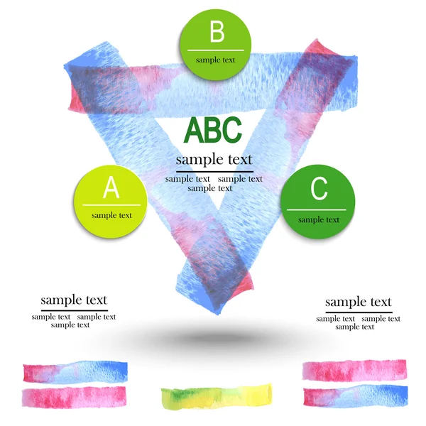 Infografica modello — Vettoriale Stock