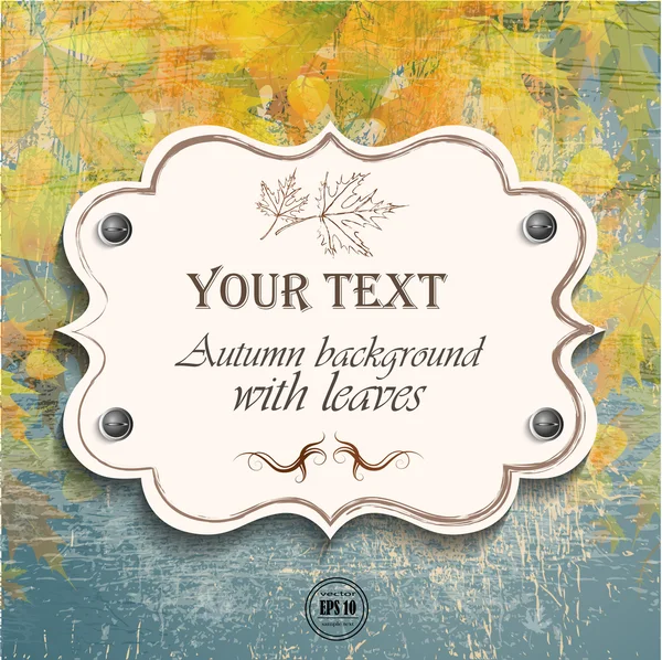 Vintage sonbahar arka plan