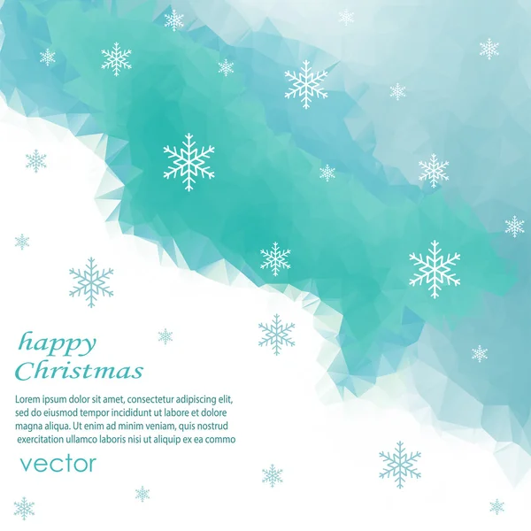 Abstract winter background — Stock Vector