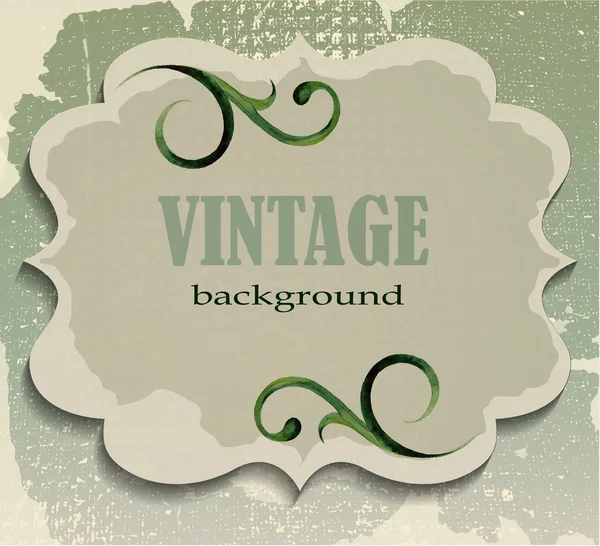 Vintage background with space for text — Stock Vector