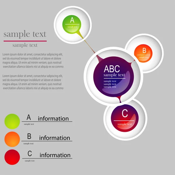 Infographics sjabloon — Stockvector