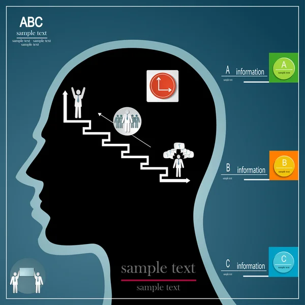 Infographie personnes — Image vectorielle