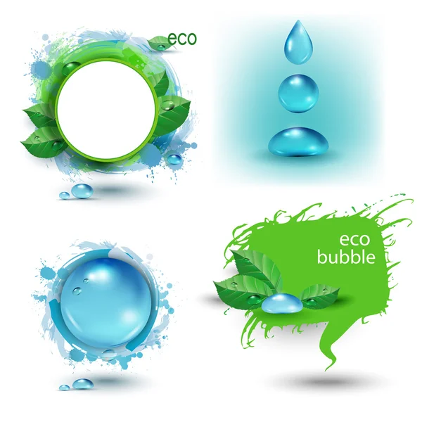 Eco set — Stock Vector