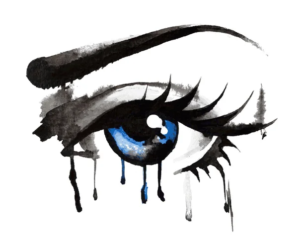 Güzel gözlerin, çizilmiş