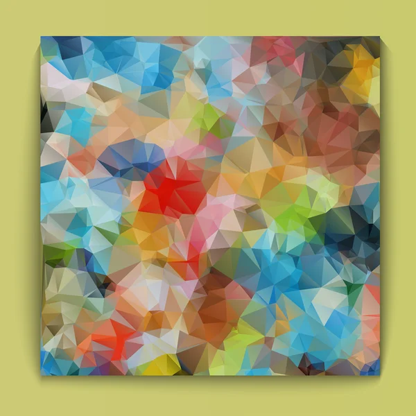 Fond lumineux polygonal — Image vectorielle