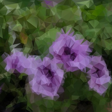 poligonal bitki arka plan